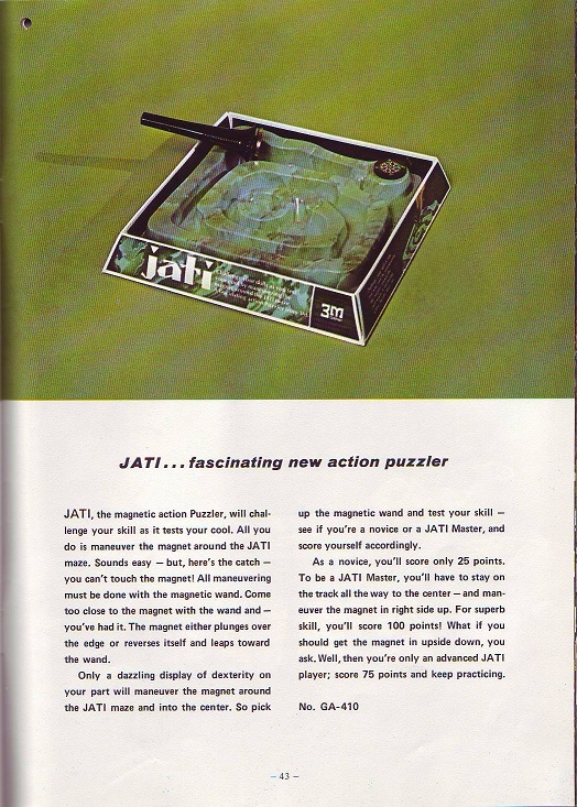 jati puzzler, catalog 1971