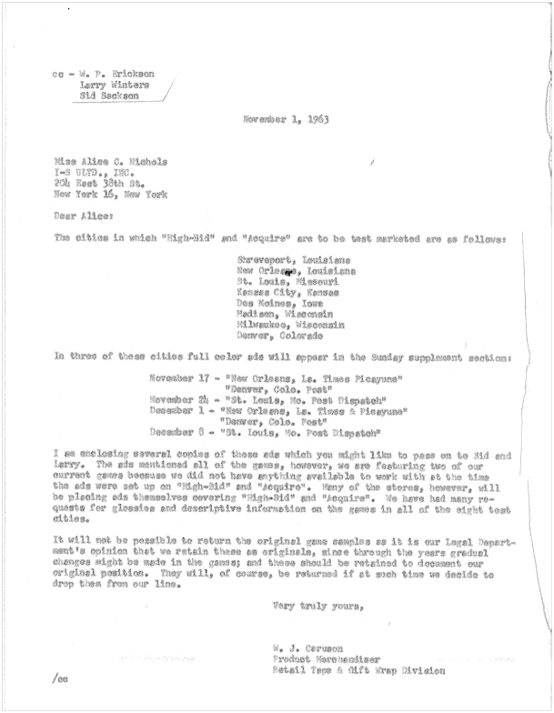 p17 1963 correspondence